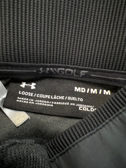 Under Armour Men's Dark Gray Coldgear Long Sleeve Quarter Snap Button Jacket - M image 3