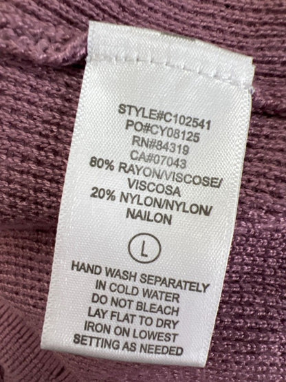 Cyrus Women's Purple Long Sleeve Doman Sweater Shirt - L image 4