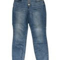 Lucky Brand Women's Light Wash Mid Rise Ava Super Skinny Jeans - 6