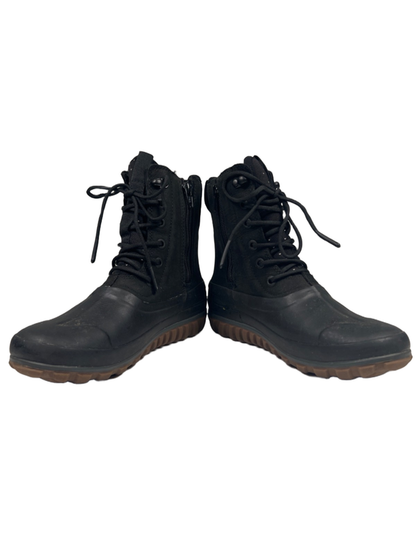 Bogs Women's Black Leather/Rubber Classic Casual Tall Lace Up Boots - 7 image 6