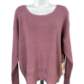Cyrus Women's Purple Long Sleeve Doman Sweater Shirt - L