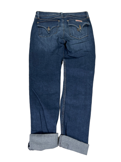 Hudson Women's Medium Wash Bacara Cuffed Cropped Straight Jeans - 27 image 2