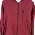 Banana Republic Women’s Red/Burgundy Lightweight Stretch Bomber Jacket - S