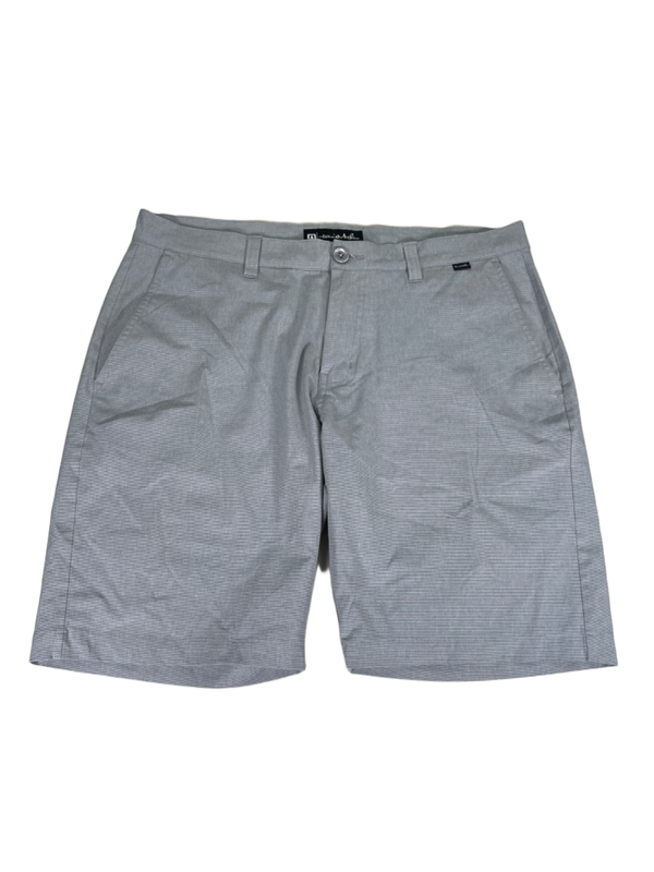 Travis Mathew Men's Gray El Dorado Golf Shorts - 34