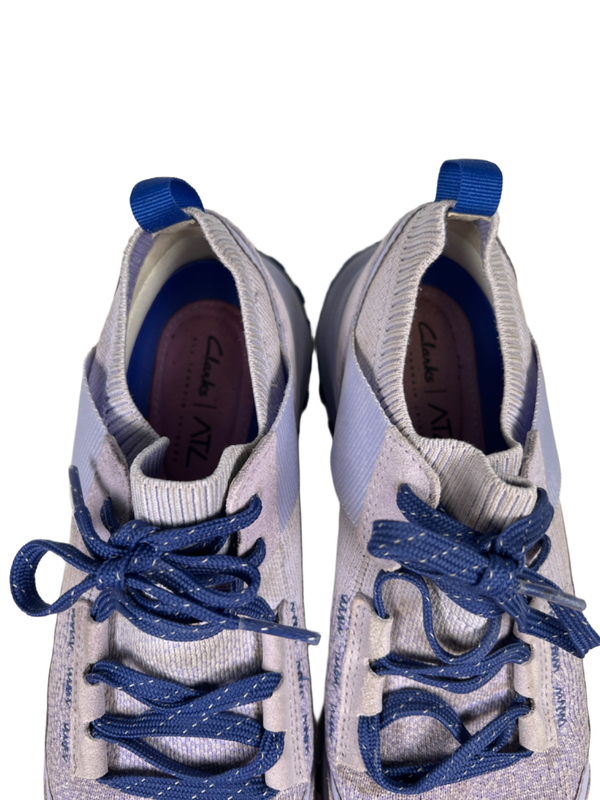 Clarks Women's Purple ATL Trek Knit Waterproof Lace Up Sneakers - 8 image 3