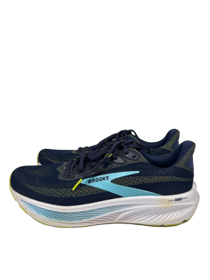 Brooks Men's Blue/Green Ghost 17 Running Sneakers - 10.5 image 5