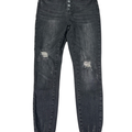 Judy Blue Women's Black Distressed Skinny Fit Jeans - 5/27