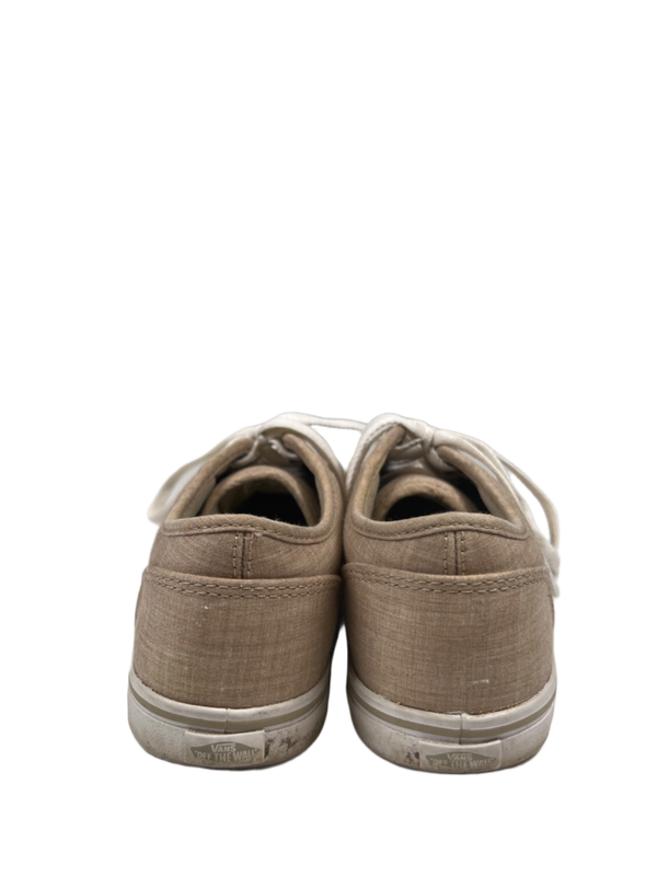 Vans Women's Tan Canvas Atwood Low Top Lace Up Sneakers - 6.5 image 4