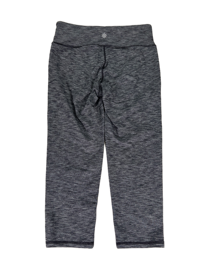 Athleta Women's Gray Heathered High Rise Chaturanga Capri Leggings - S image 2