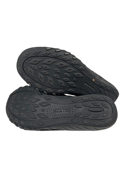 Skechers Women's Black Breathe Easy Roll With Me Slip On Sneakers - 8.5 image 8