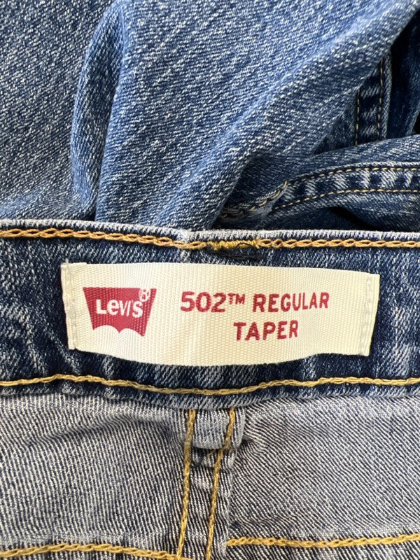 Levi's Men's Medium Wash 502 Regular Taper Denim Jeans - 30x30 image 3