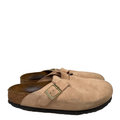 Birkenstock Women's Tan Boston Suede Leather Clogs  - 40/US 9-9.5 Narrow