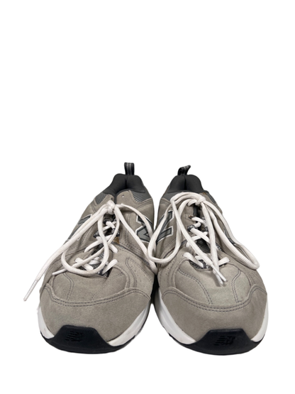 New Balance Men's Gray Suede 608v5 Lace Up Training Shoes - 10 image 2
