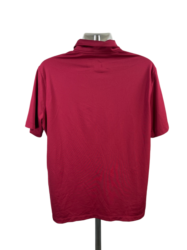 Nike Men's Burgundy/Red Short Sleeve Performance Golf Polo - XL image 2