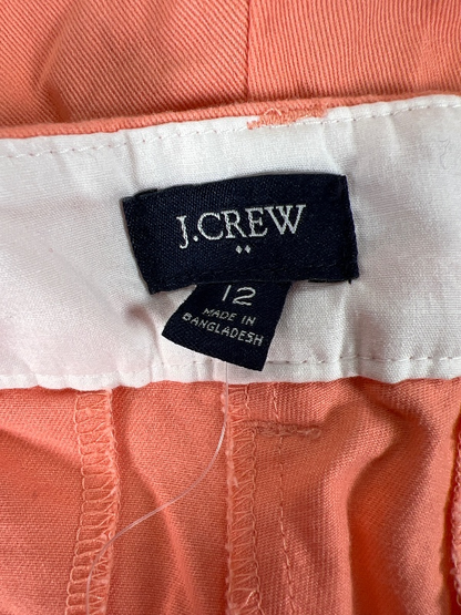 J.Crew Women's Pink Coral Cotton Chino Shorts - 12 image 3