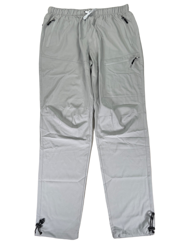 Baleaf Women's Gray Water Resistant UPF 50+ Stretch Waist Hiking Pants - L