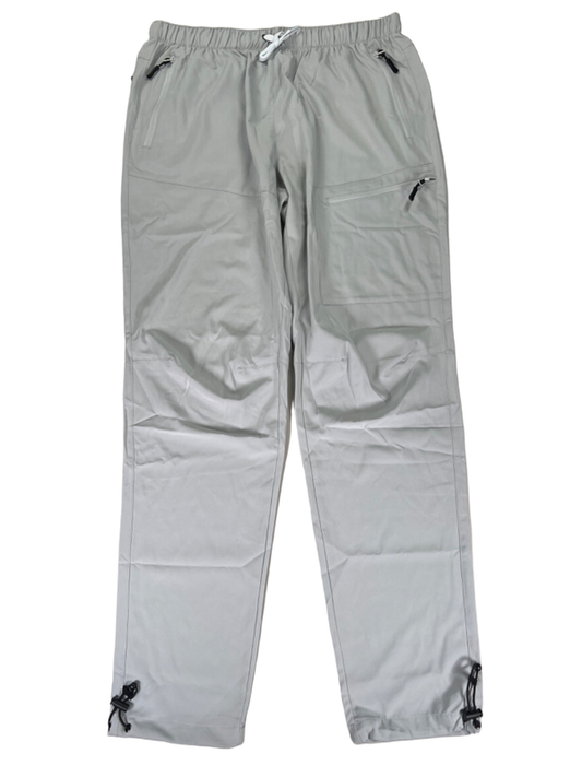 Baleaf Women's Gray Water Resistant UPF 50+ Stretch Waist Hiking Pants - L