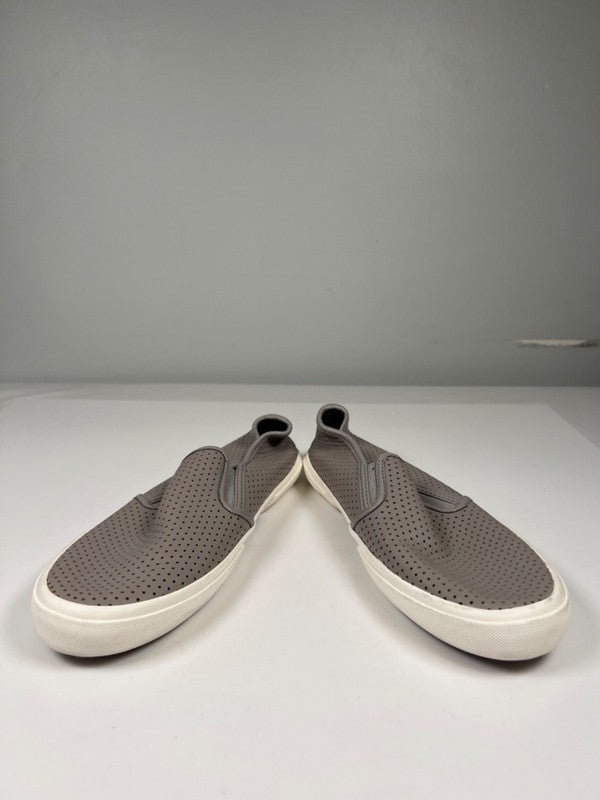 Michael Kors Women's Gray Perforated Leather Slip On Loafers - 8.5 image 6