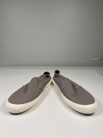 Michael Kors Women's Gray Perforated Leather Slip On Loafers - 8.5 image 6