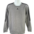 Adidas Men’s Gray Long Sleeve Crewneck Sweatshirt - L