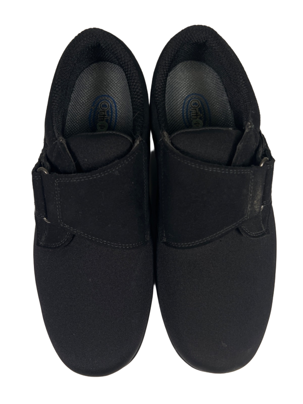 OrthoFeet Women's Black 825 Wichita Comfort Walking Shoes - 11 Wide D image 3