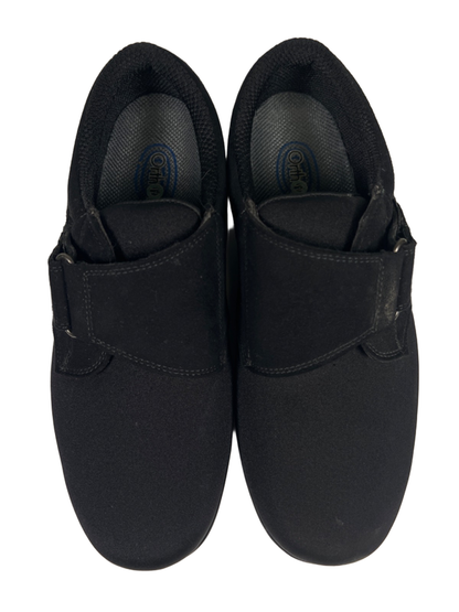 OrthoFeet Women's Black 825 Wichita Comfort Walking Shoes - 11 Wide D image 3