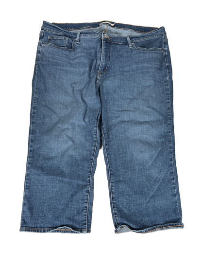 Levi's Women's Medium Wash 311 Shaping Skinny Capri Denim Jeans - 22W Plus