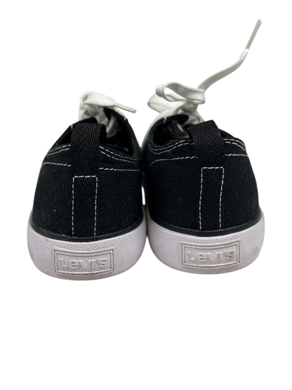 Levi's Men's Black Canvas Lace Up Sneakers - 9 image 4