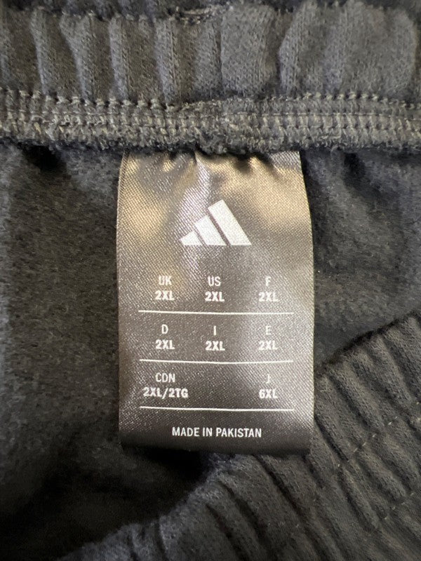 adidas Women's Black Loose Straight Leg Sweatpants - 2XL image 3
