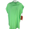 Oh My Gauze! Women's Green Jenn Slim Cut Cowl Neck Cap Sleeve Blouse - 2
