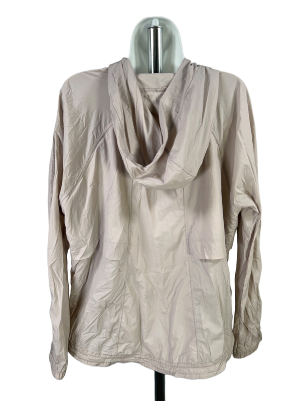 Lululemon Women's Taupe/Gray Hood-Lite Lightweight Windbreaker Jacket - 12 image 2