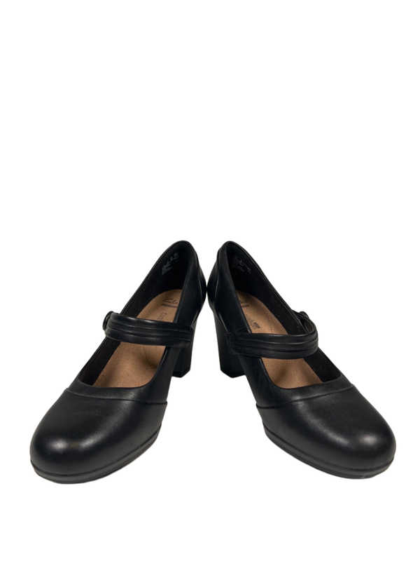 Clarks Women's Black Bayla Lily Mary Jane Pump Heels - 9 image 6