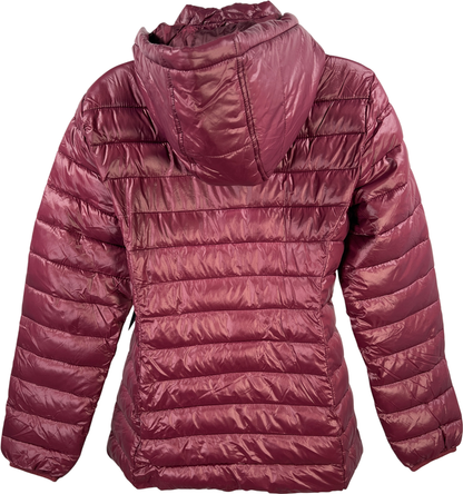St.Johns Bay Women’s Burgundy Red Water Resistant Puffer Coat - S image 2