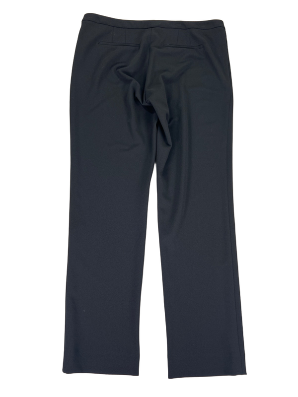 Calvin Klein Women's Black Zip Front Pockets Straight Leg Dress Pants - 14 image 2