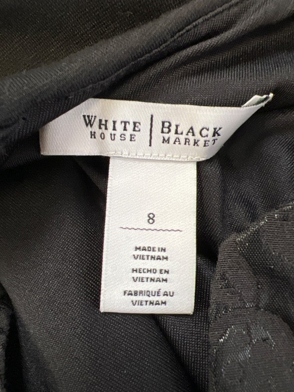White House Black Market Women''s Black Sleeveless Sheath Dress - 8 image 3