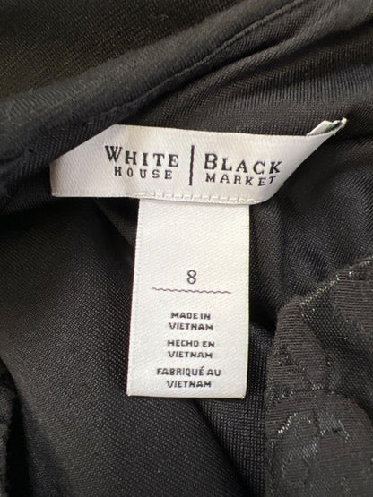 White House Black Market Women''s Black Sleeveless Sheath Dress - 8 image 3
