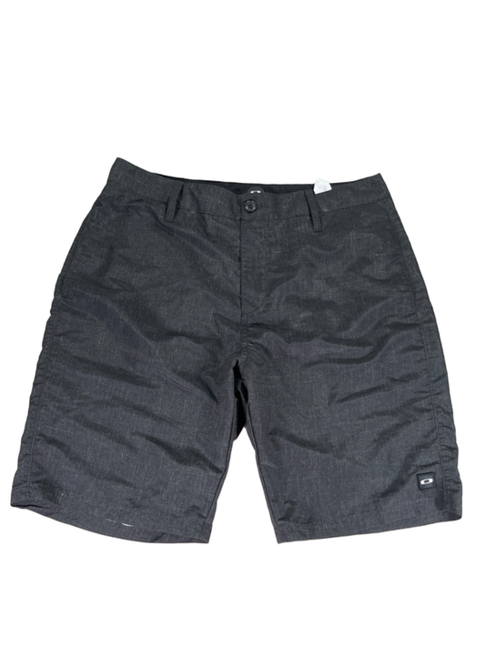 Oakley Men's Black/Gray Basic Hybrid Shorts - 34