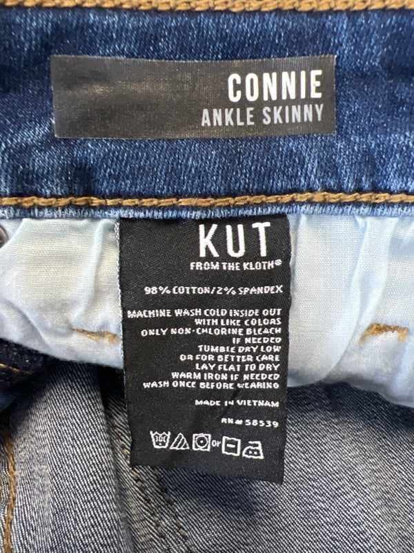 Kut from the Kloth Women's Medium Wash Connie Ankle Skinny Denim Jeans - 14 image 4