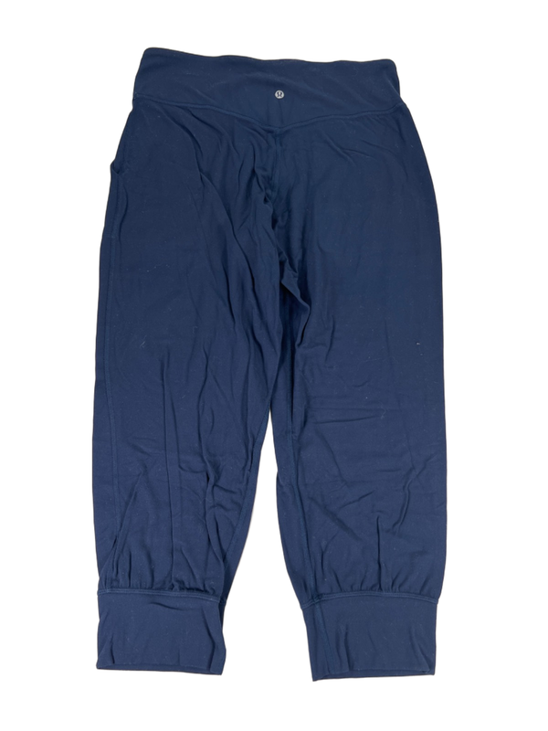 Lululemon Women's Navy Blue High Rise Align Cropped Jogger Yoga Pants - 10 image 2