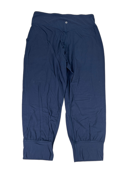 Lululemon Women's Navy Blue High Rise Align Cropped Jogger Yoga Pants - 10 image 2