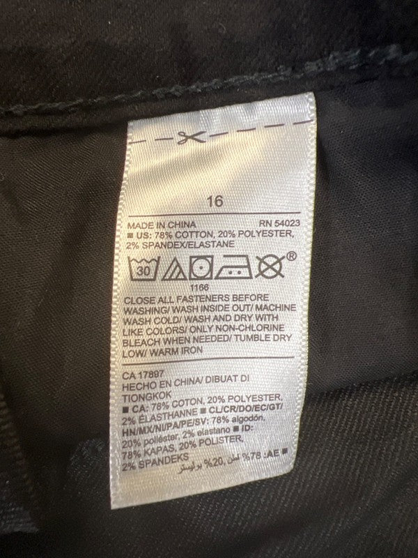 Old Navy Women's Black Super Skinny Denim Jeans - 16 image 4