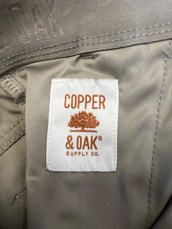 Copper & Oak Men's Tan Straight Fit Tech Utility Cargo Pants - 32x32 image 3