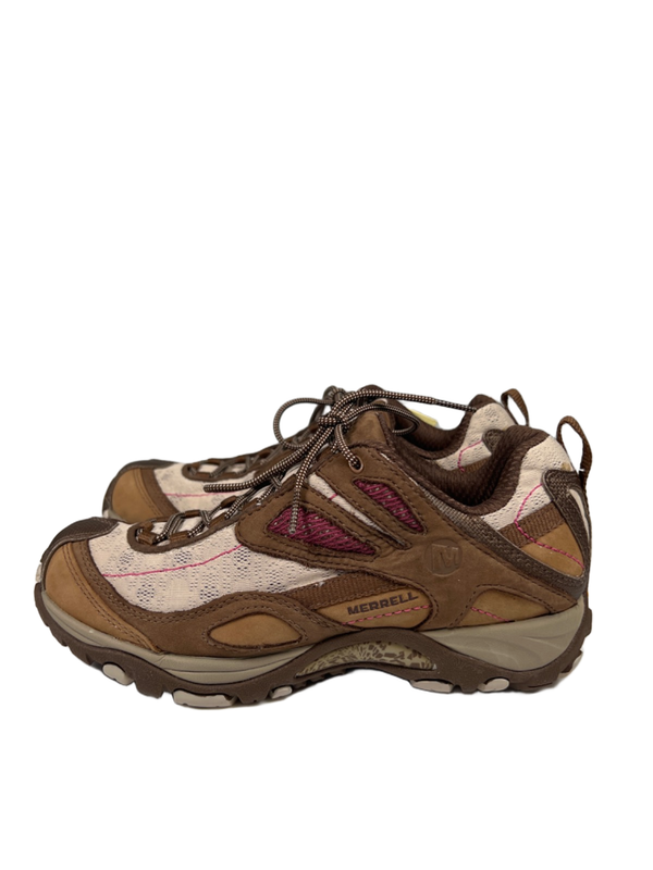 Merrell Women's Brown/Pink Siren Sync Ortholite Lace Up Hiking Shoes - 6.5 image 5