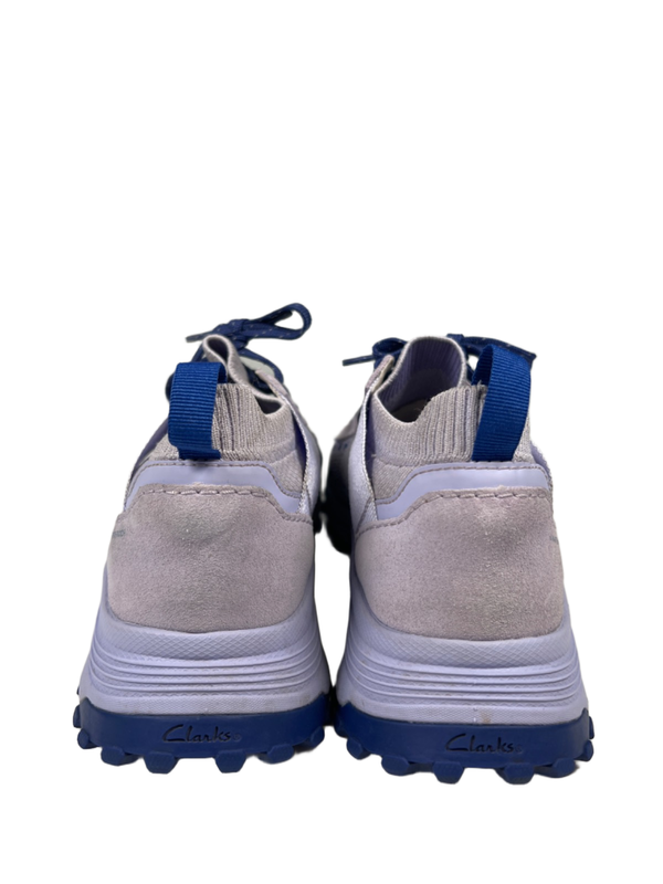 Clarks Women's Purple ATL Trek Knit Waterproof Lace Up Sneakers - 8 image 4
