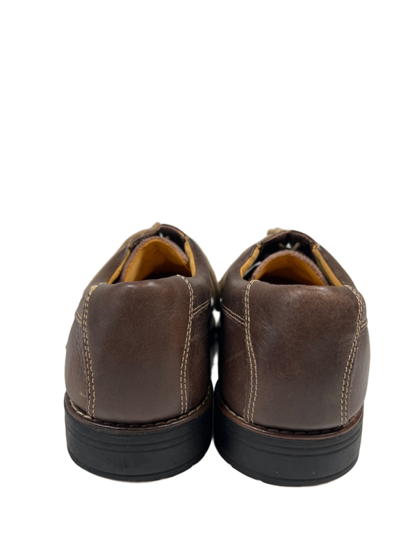 Sandro Moscoloni Men's Brown Leather Comfort Lace Up Derby Loafers - 9.5 image 4
