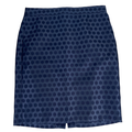 J.Crew Women's Blue Polka Dot The Pencil Skirt - 4