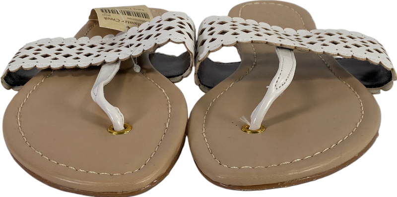 NEW Coldwater Creek Women’s Ivory/Beige Saint Tropez Sandals - 9 image 3