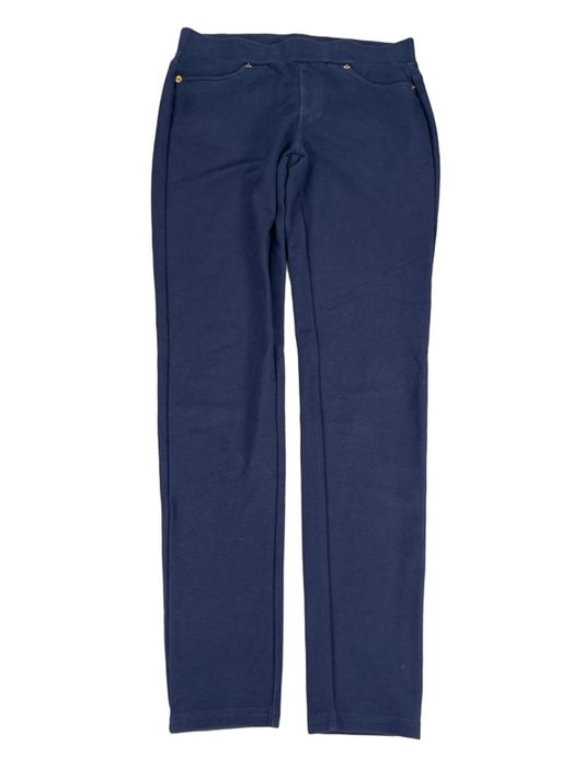 Michael Kors Women's Blue Pull On Stretch Waist Jegging Dress Pants - S