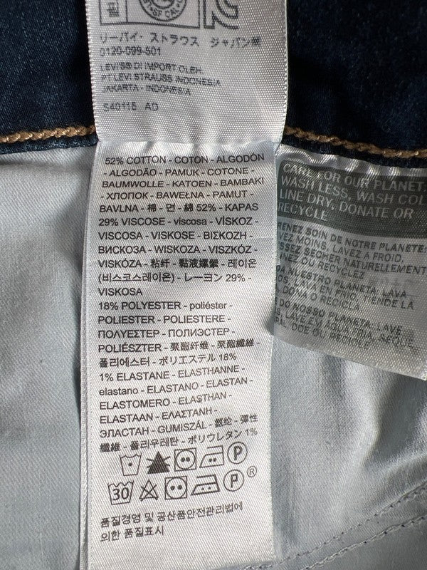 Levi's Women's Dark Wash 311 Shaping Skinny Cotton Blend Jeans - 31 image 4