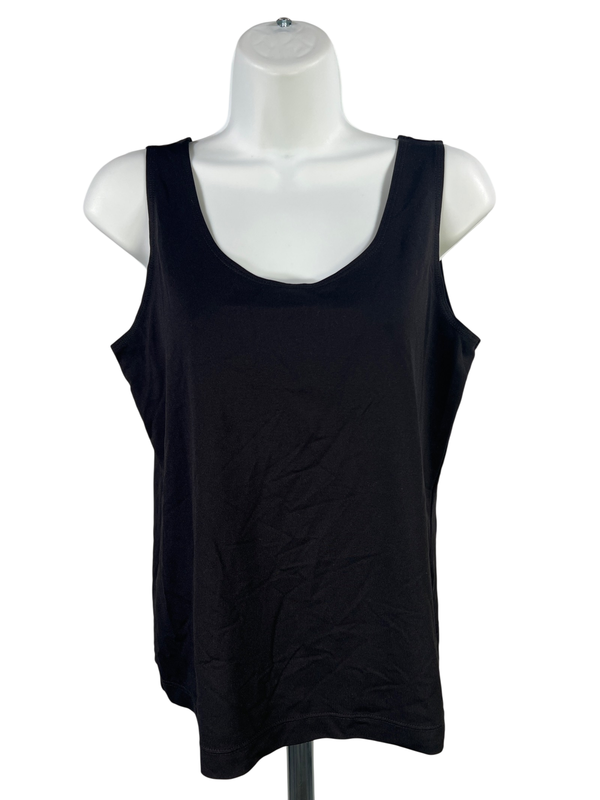 Chico's Women's Black Basic Tank Top - 1/US M